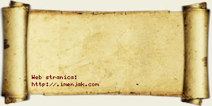 Dina Kovačević vizit kartica